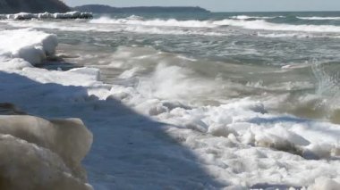 발트 해 해 안에 겨울