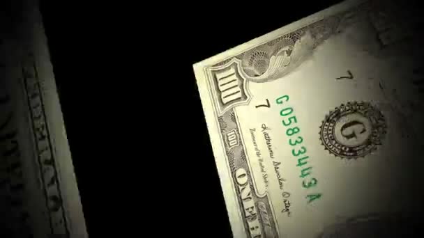 Подсчет денег — стоковое видео
