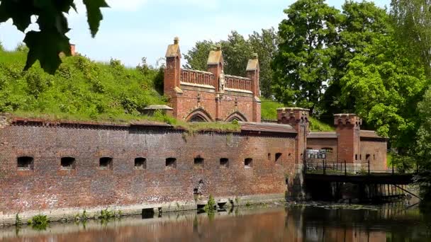 Porta Friedland a Kaliningrad (in precedenza Koenigsberg). Russia — Video Stock