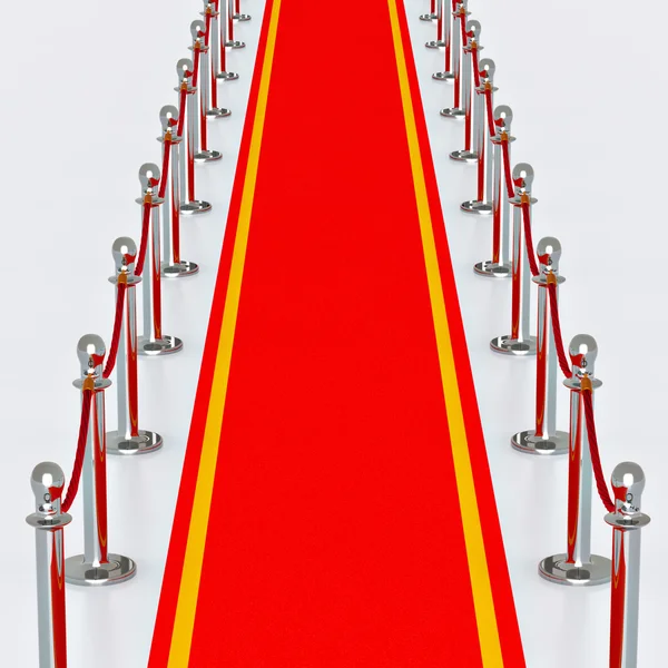 Red carpet — Stock Photo, Image