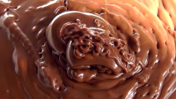 Cioccolato liquido — Video Stock