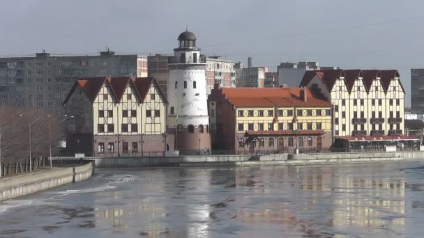 Fish Village in Kaliningrad — Stock Video