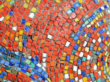 soyut renkli smalt Mozaik