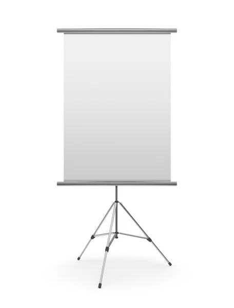 Blank roll up banner display — Stock Photo, Image