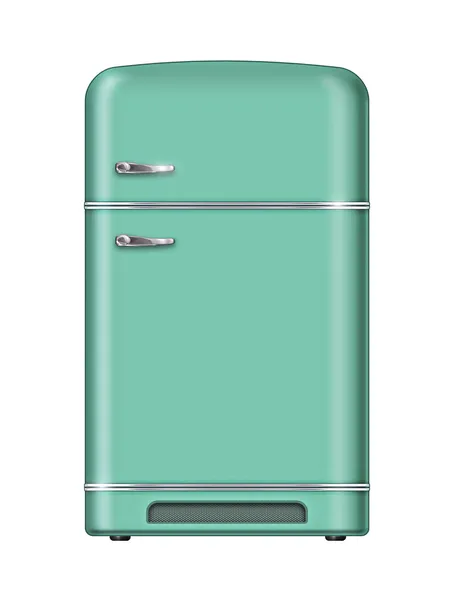 Refrigerador retro — Fotografia de Stock