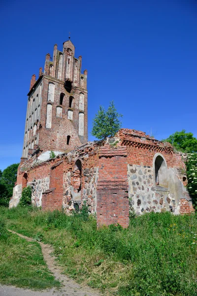 Ruinen einer gotischen Kirche — Stockfoto