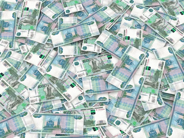 Orosz pénznemben — Stock Fotó