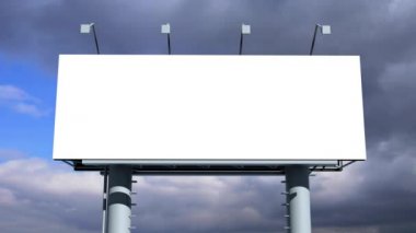 boş ekran ile billboard
