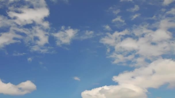 Lopende wolken, timelapse — Stockvideo