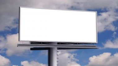 boş ekran ile billboard