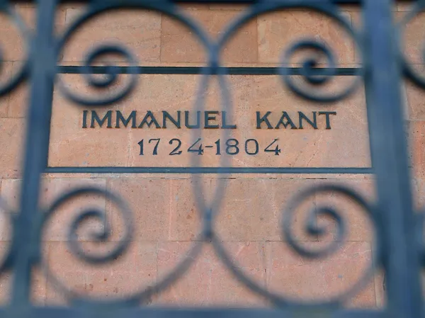 Mezarı, Alman filozof Immanuel kant — Stok fotoğraf