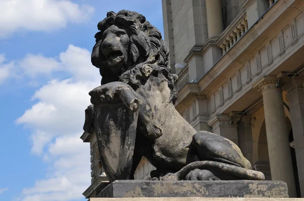 Escultura de leão. Kaliningrado — Fotografia de Stock