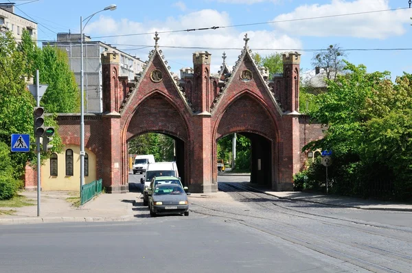 Puerta de Brandeburgo en Kaliningrado —  Fotos de Stock