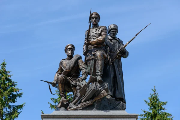 Monumento a los soldados muertos en la Primera Guerra Mundial — Foto de Stock