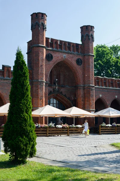 Rossgarten Gate i Kaliningrad — Stockfoto