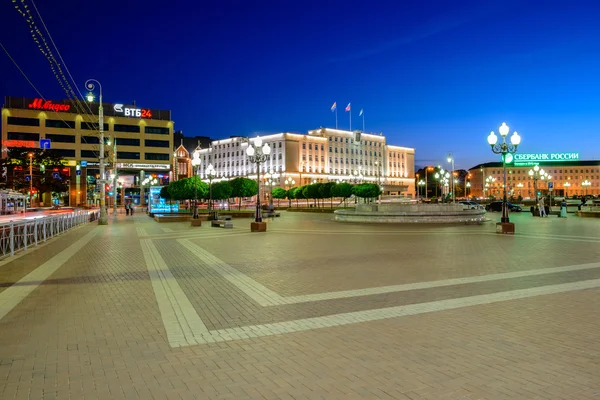 Plac Zwycięstwa (Pobiedy) w Kaliningradzie — Zdjęcie stockowe