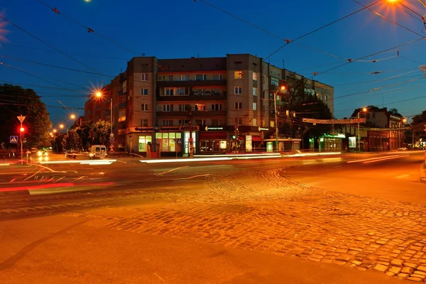 Kaliningrad nacht — Stockfoto