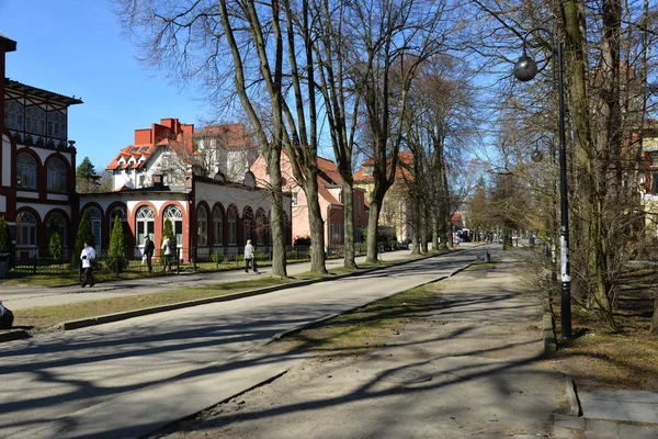 Старі будинки в центрі Свелоцорський Стокова Картинка