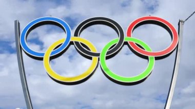 gökyüzü Olimpiyat halkaları