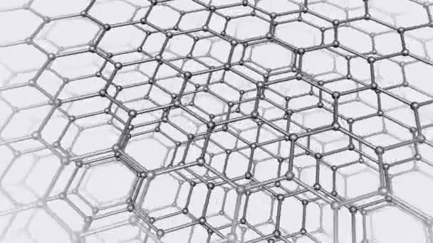 Nanostructure moléculaire animation transparente — Video