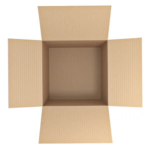 棕色纸板箱 — 图库照片