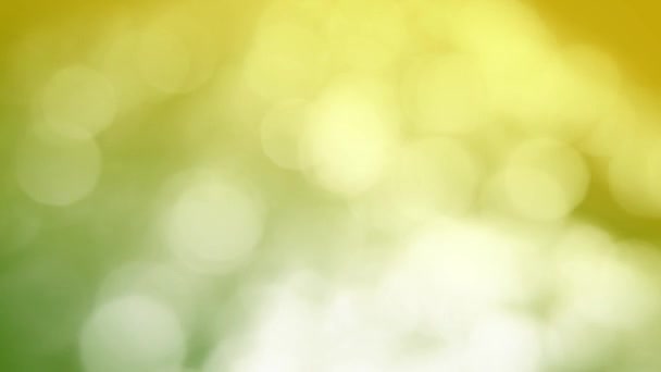 Bokeh jaune et vert — Video