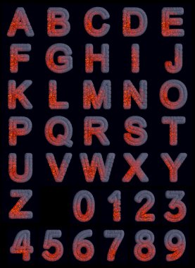 sıcak demir yazı tipi