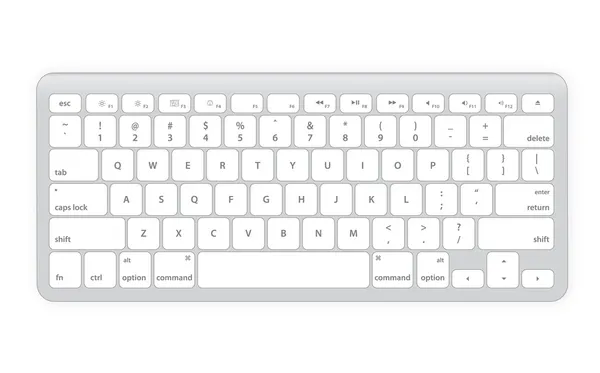 Teclado de computador —  Vetores de Stock