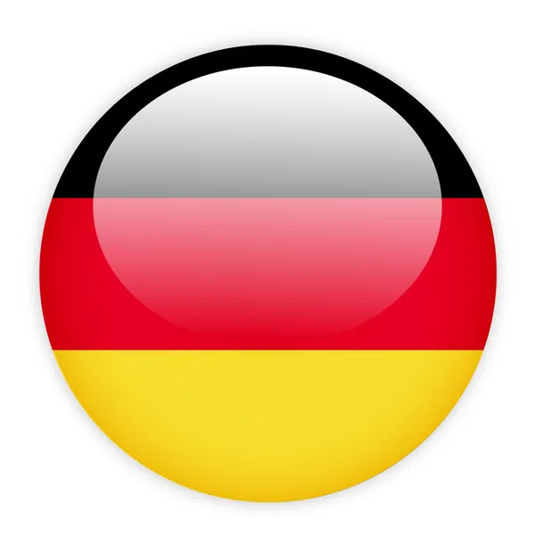 Duitse vlag knop — Stockvector