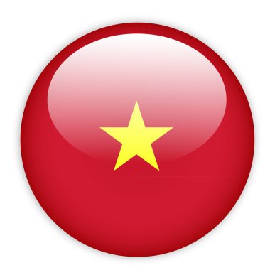 Vietnam bayrağı düğmesi