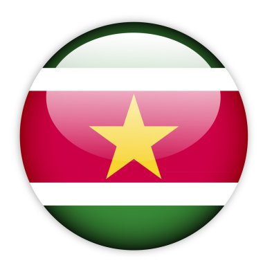 Surinam bayrak düğmesini