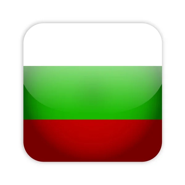 ブルガリア フラグ ボタン — ストックベクタ