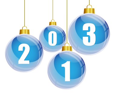 Mavi Noel topları 2013