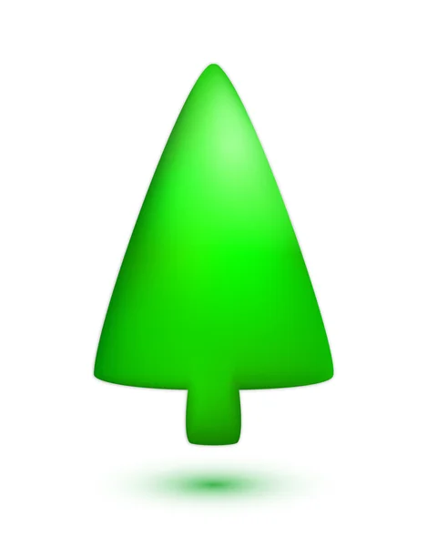 Gree karácsonyfa — Stock Vector