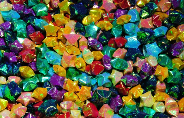 Textura de colorida estrella de origami — Foto de Stock