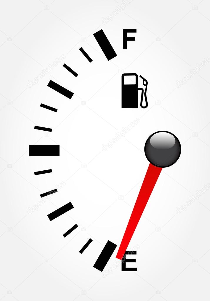 White gas tank illustration