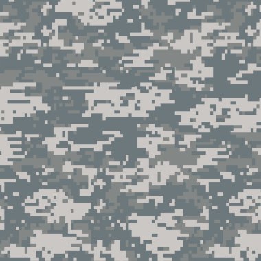 Digital camouflage seamless pattern clipart