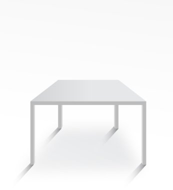 White table clipart