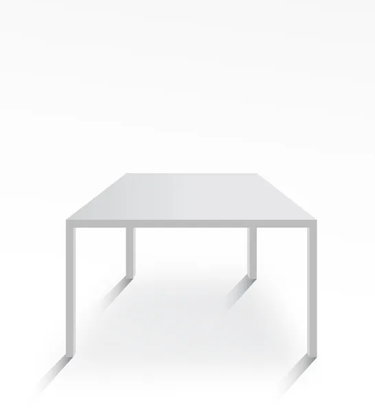 Table blanche — Image vectorielle