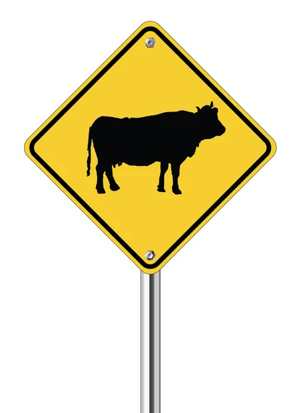 Krowa znak — Wektor stockowy