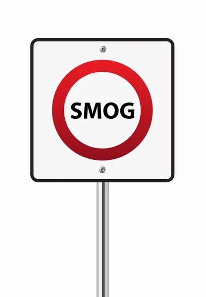 Smog teken — Stockvector