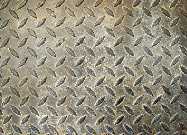 Texture del piatto d'acciaio del pavimento del grunge — Foto Stock