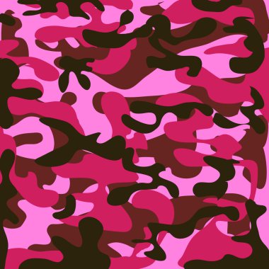 Klasik sorunsuz pembe askeri kamuflaj deseni