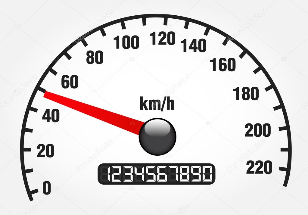 Illustration of a speedometer Stock Vector by ©pockygallery 29085563