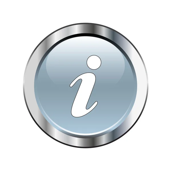 Gray information icon — Stock Vector