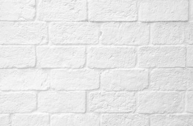 Beyaz tuğla duvar