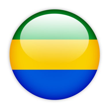 Gabon bayrak düğmesini