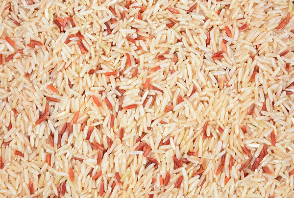 Textuur van bruine rijst — Stockfoto