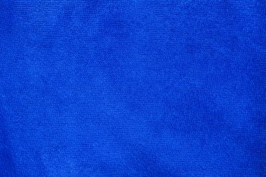 Mavi mikrofiber bez dokusu