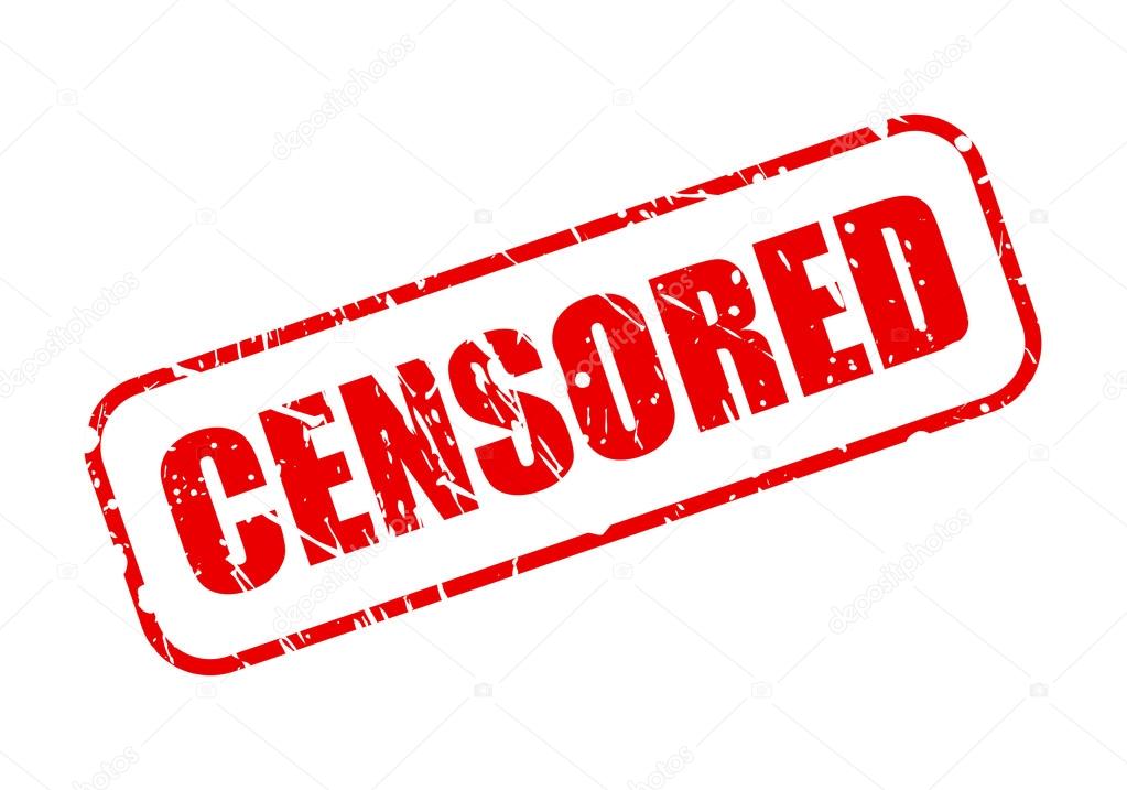 Stamp Censored With Red Text On White Vector Image By C Pockygallery Vector Stock